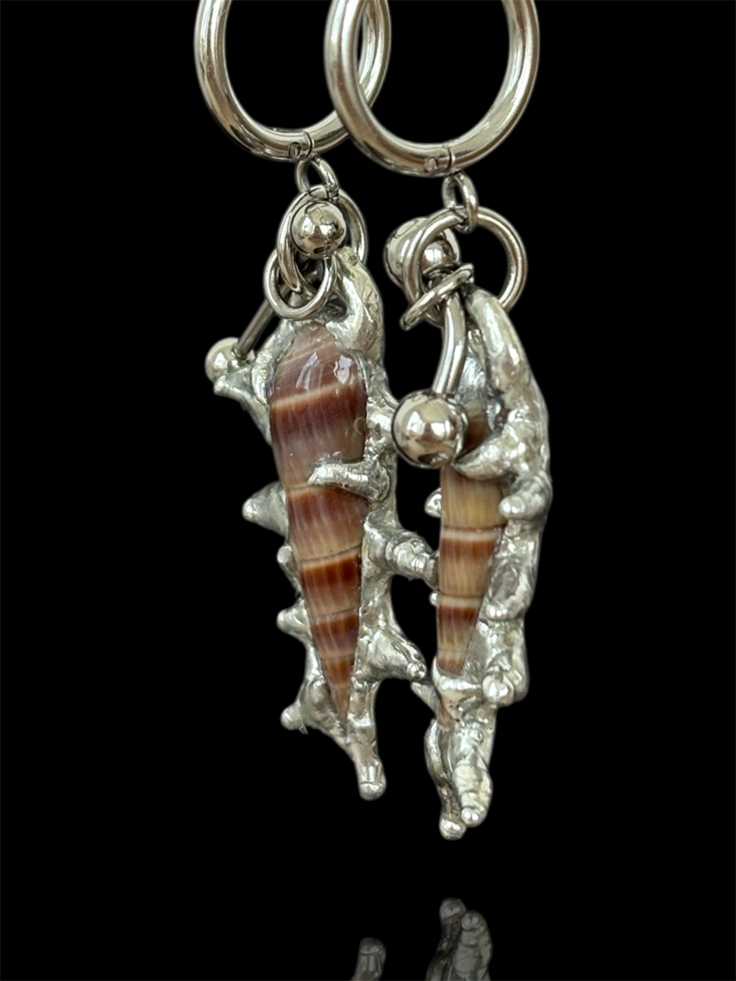 Piercing Sea Shells Earrings