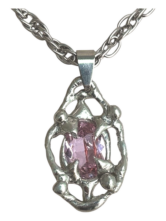 Pink Organic Pendent