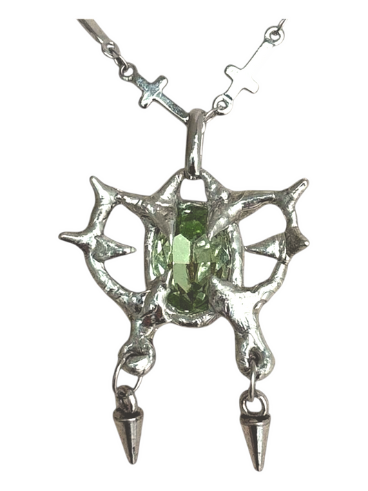 Green Spiky Pendant