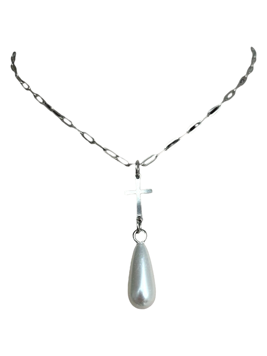 Dainty Stainless steel Silver Cross