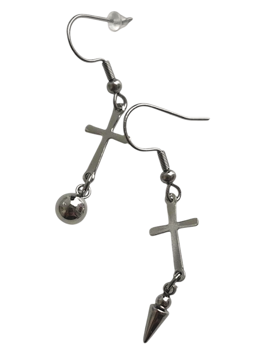 Mismatched Stainless Cross