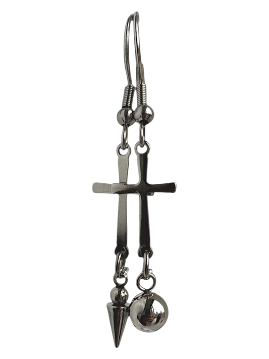 Mismatched Stainless Cross