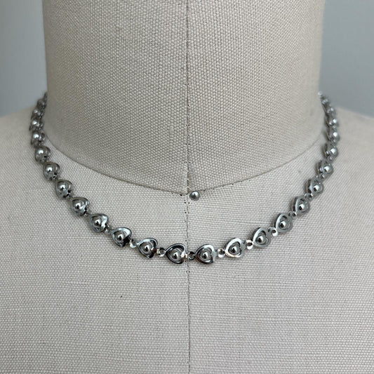 Dainty Stainless Steel Heart Choker