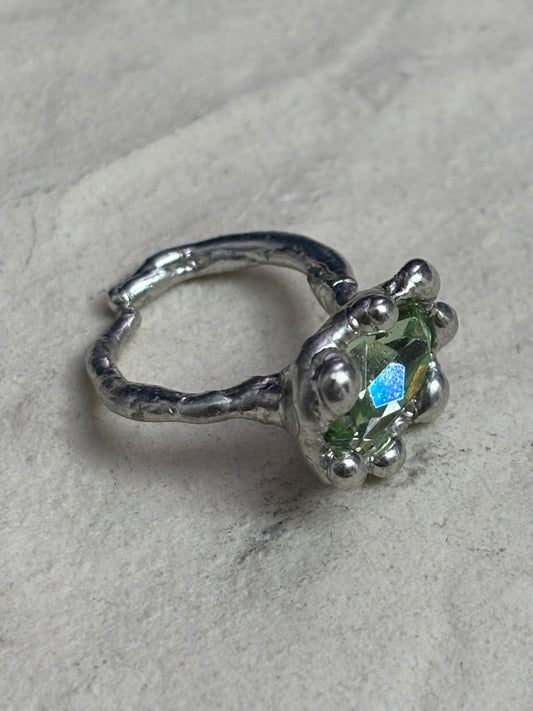Shooting Stars Ring Green