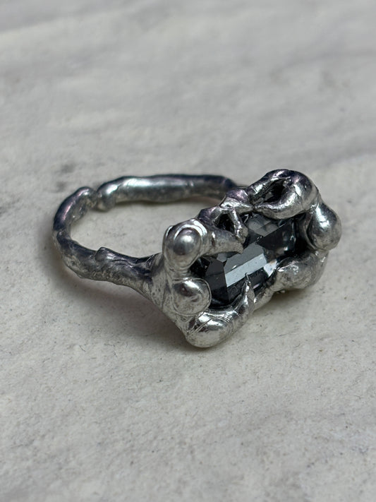 Shooting Stars Ring Black